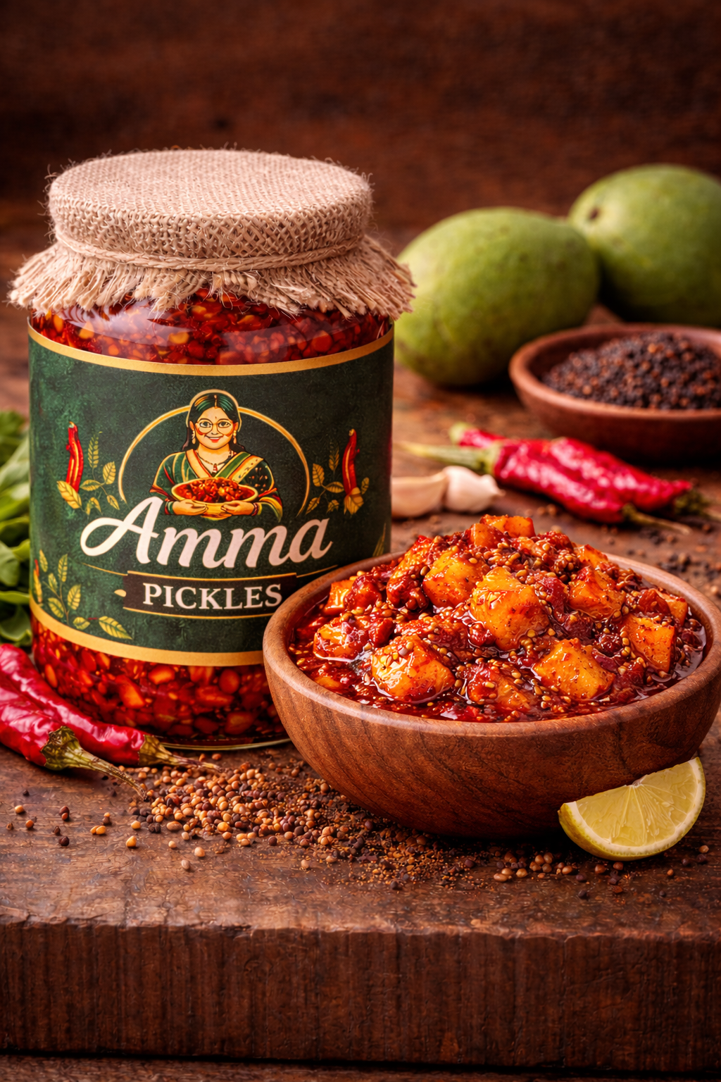 Bitter Gourd Pickle (Kakarakaya)